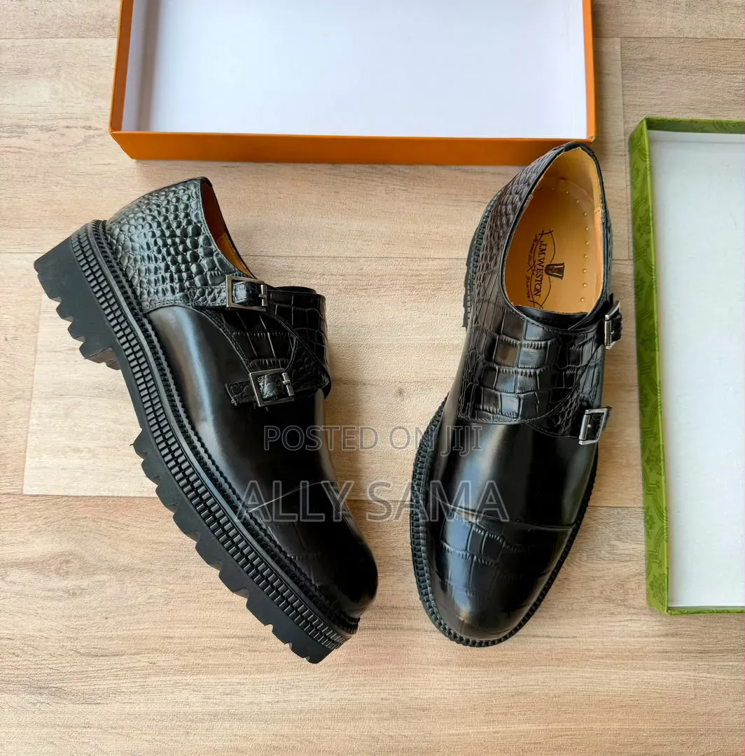 J Weston Moccasins Material Leather