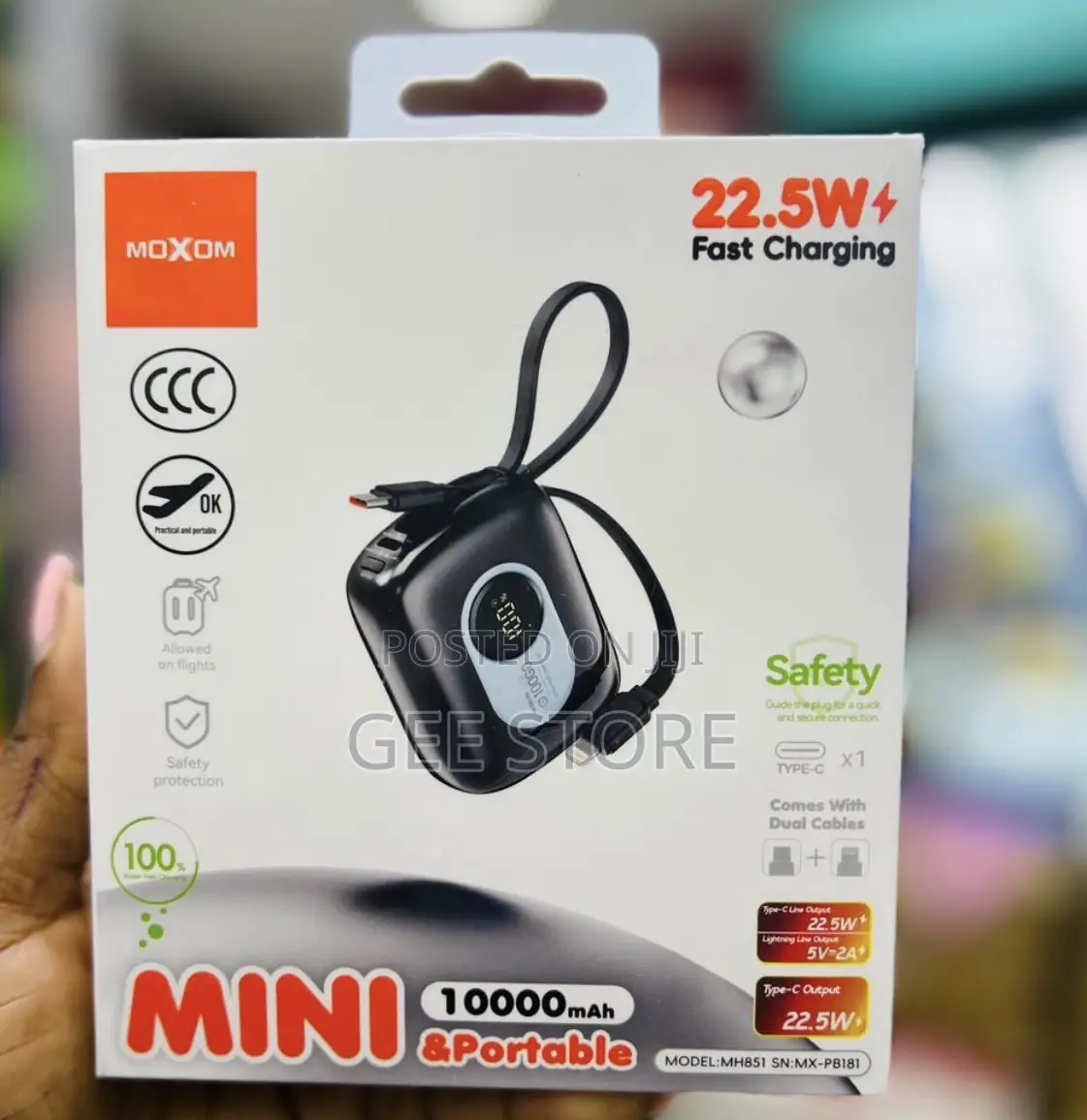 Moxom Mini Portable Powerbank 10000mAh