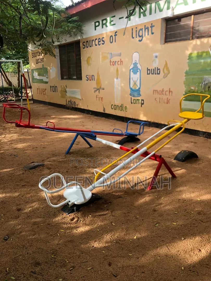 Two Playground Seesaws