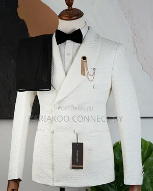 ​Royal Ivory Double-Breasted Tuxedo