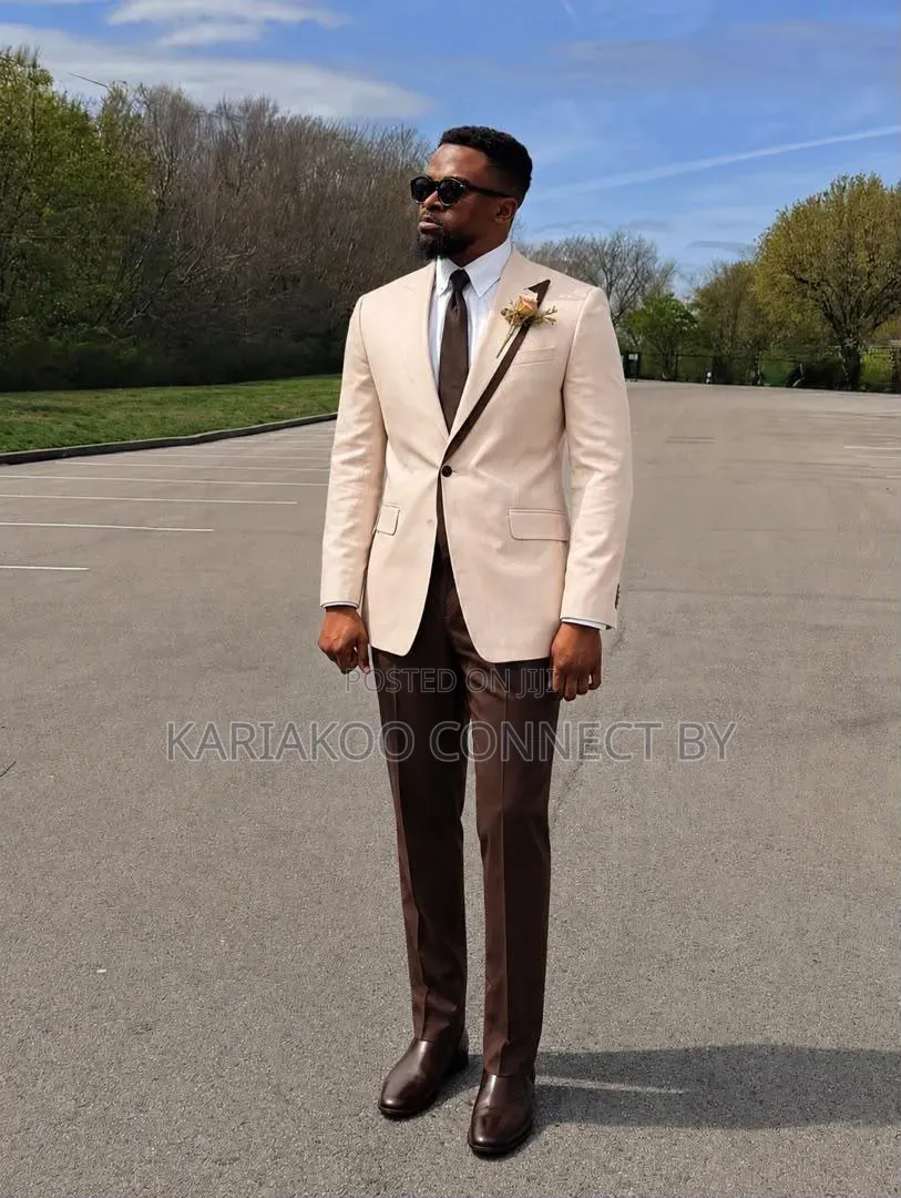 The Chocolate Cream Asymmetric Suit