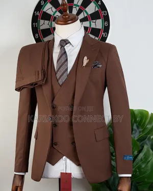 ​Classic Chestnut Brown 3-Piece Tuxedo