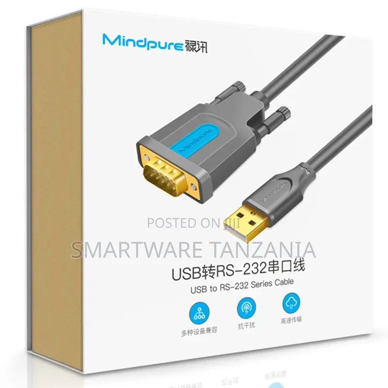 Mindpure USB to Full‐Duplex Cable USB to Serial Computer Adapter