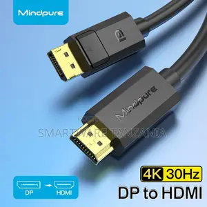 Mindpure DisplayPort to HDMI Cable - 30Hz High-Quality Connection