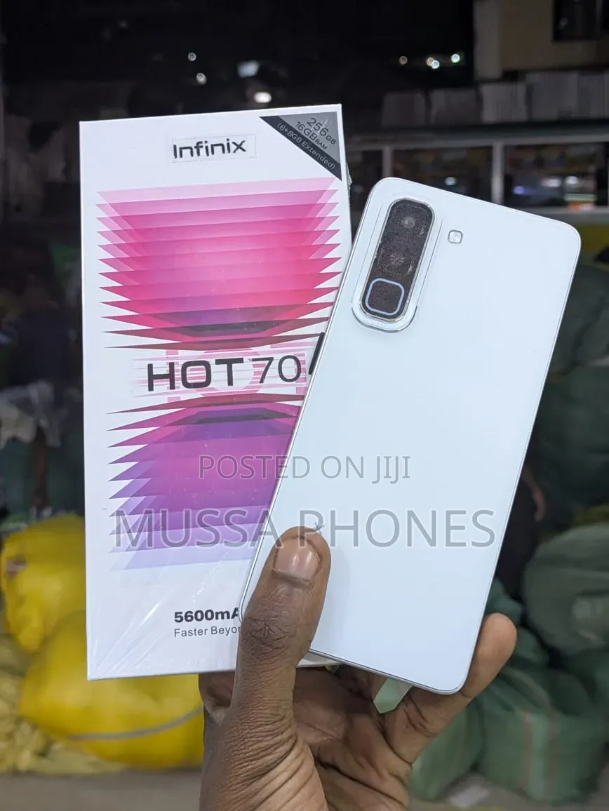 New Infinix Hot 70 256 GB White