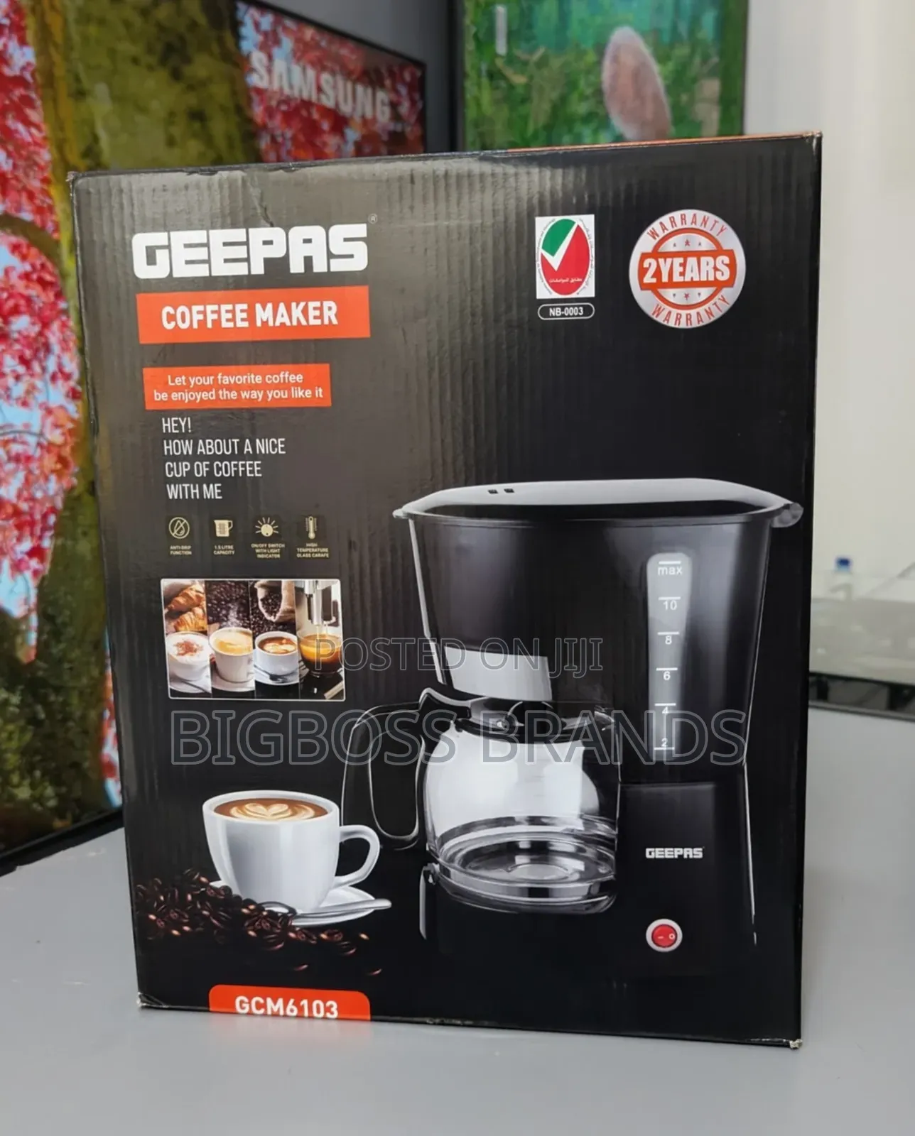 GEEPAS Coffee Maker