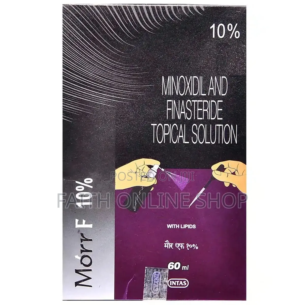 Morr F 10% Minoxidil Finasteride Topical Solution 60ml