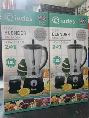 Qiudes Electric Blender 1.5 JUG Liter