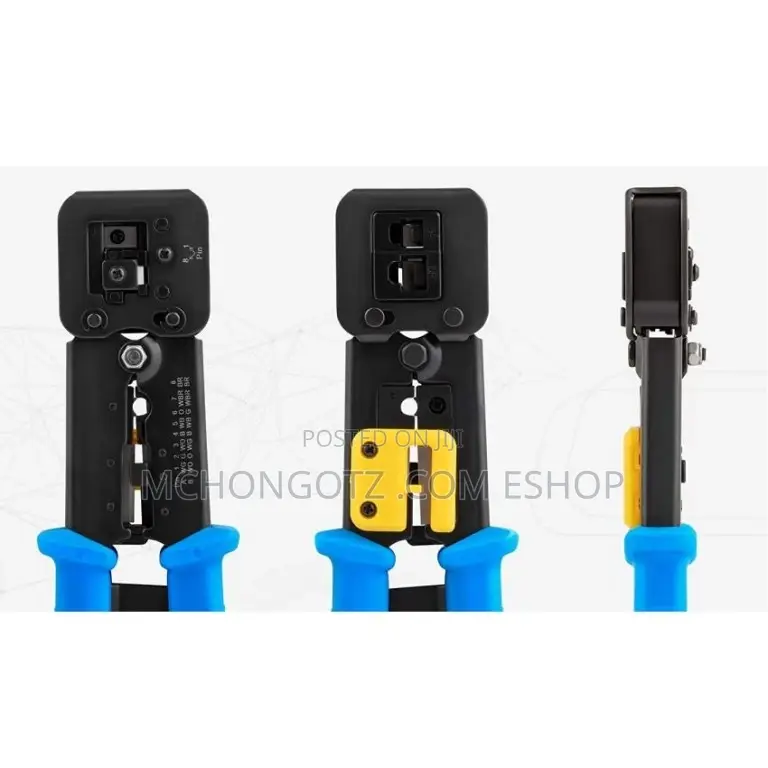 Rj45 Ez Pass Through Crimping Tool for Network Cable