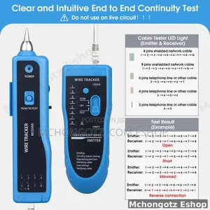 Cable Tracer Network Wire Tracker RJ45 RJ11 Tester