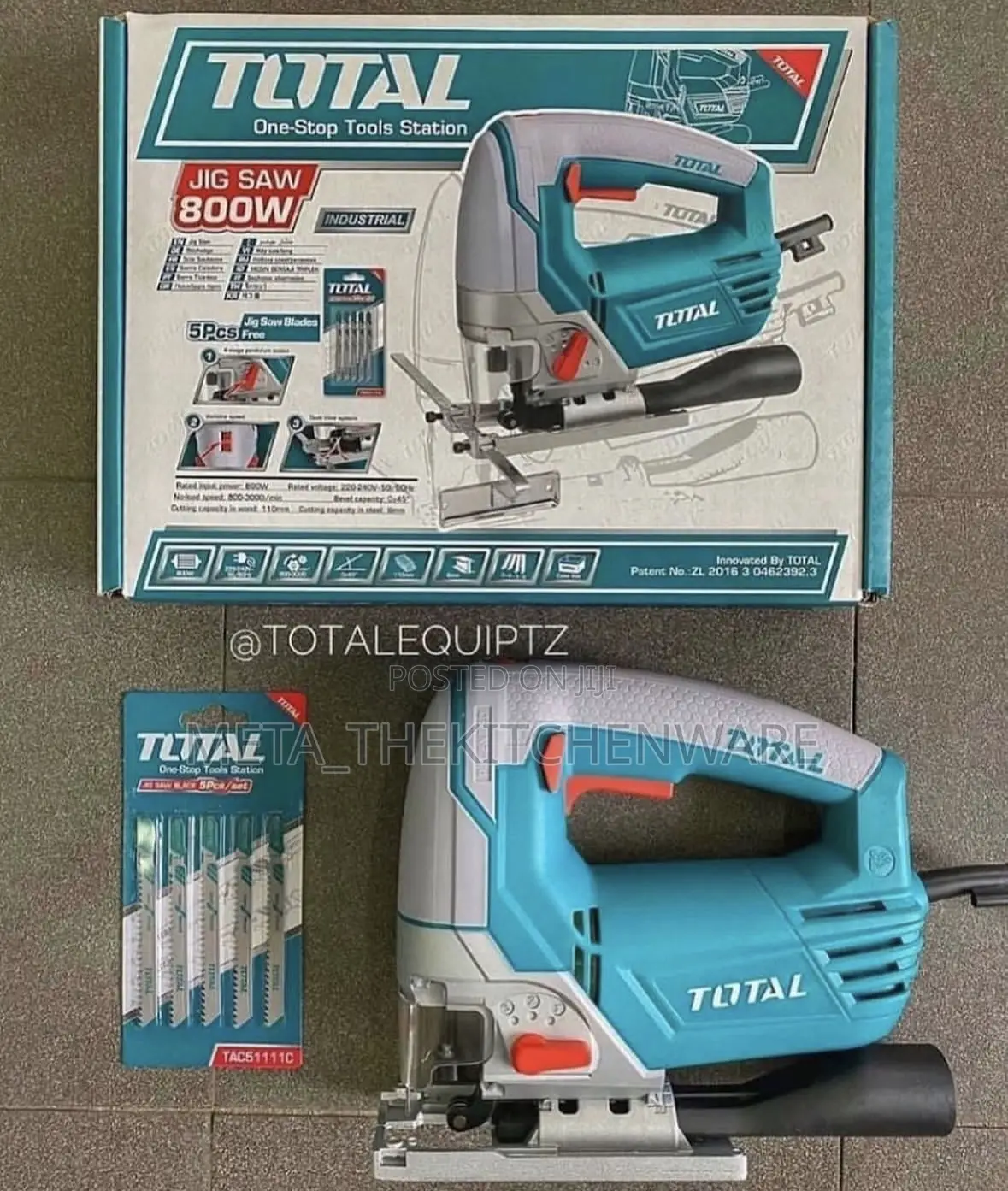 Total Jig Saw 800w