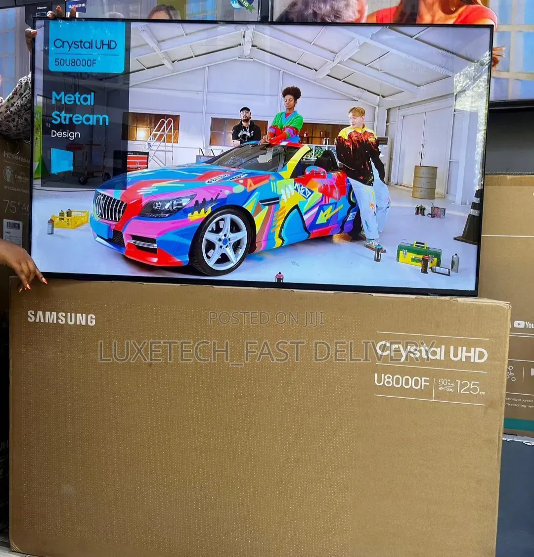 Samsung 50 Inch Crystal UHD Smart TV U8000F 2025
