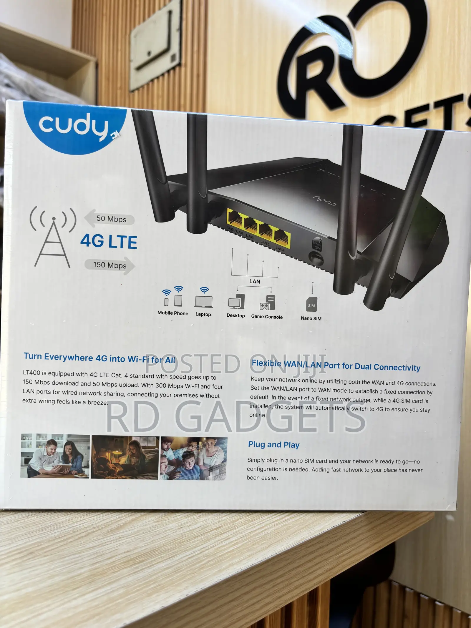 Cudy 4g Lte N300 Wi-Fi Router