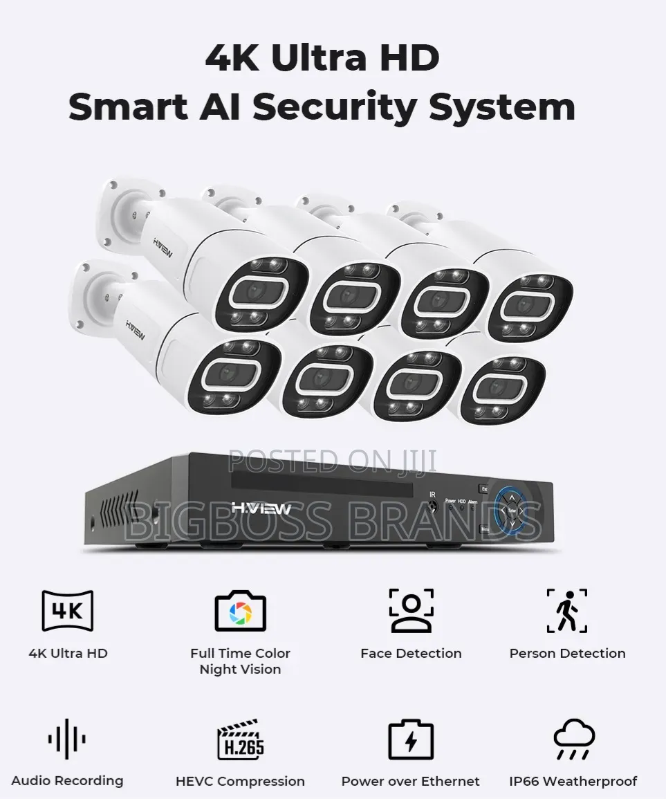 H.VIEW 8-Channel Network Video Recorder (NVR)