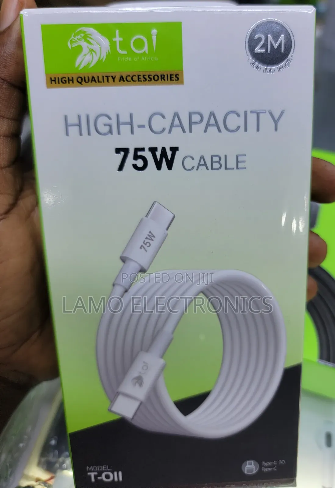 Tai T-011 USB-C to USB-C Cable With Length of 2m