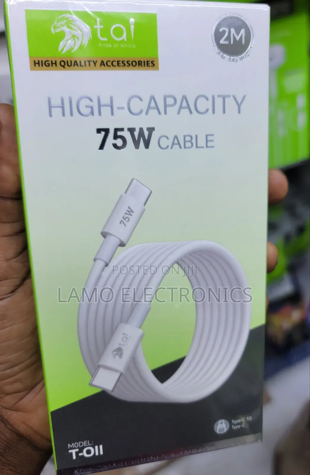 Tai T-011 USB-C to USB-C Cable With Length of 2m