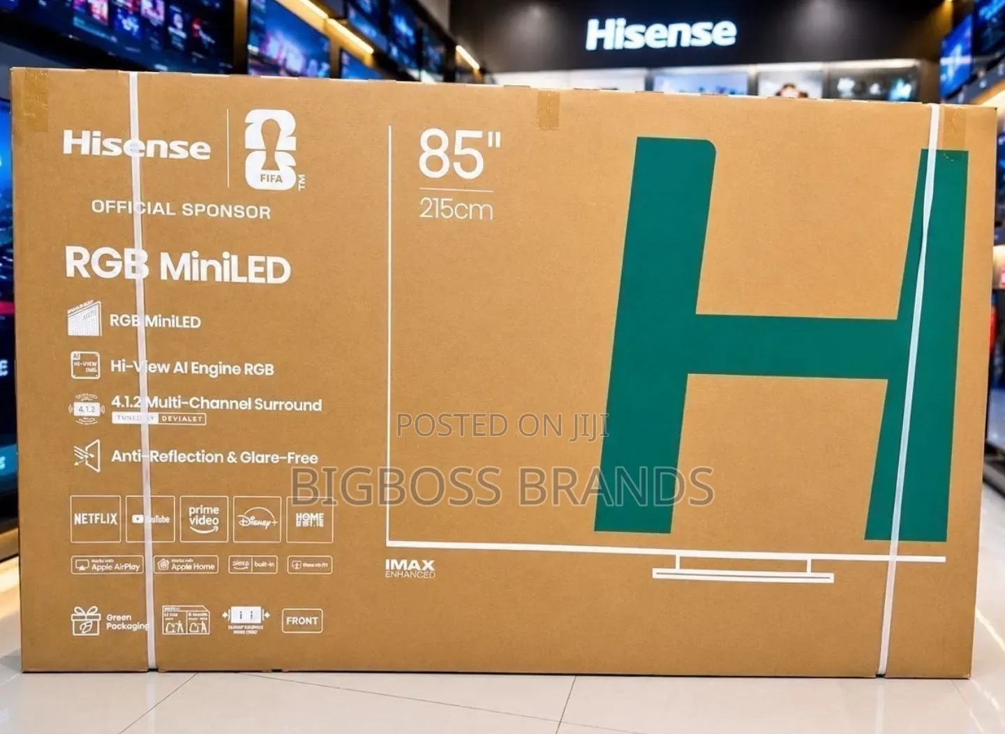 Hisense RGB Mini Led TV Inch 85 2026 Model [85ur9s]