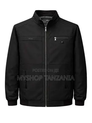 Jacket Leather for Men (Size Zote Zipo )