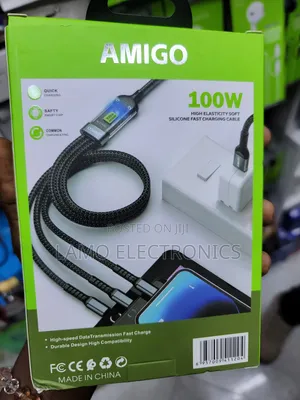 Amigo Ag-18 3 in 1 Cable With Length of 1.2m