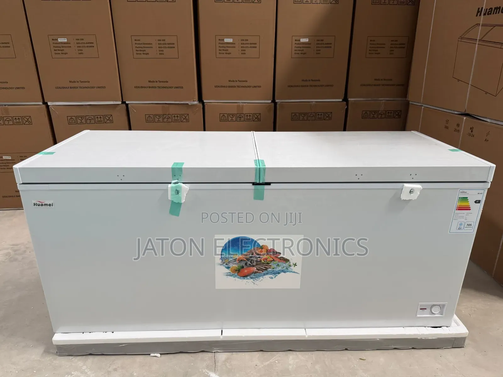 HUAMEI CHEST FREEZER Double Door 607 Liter