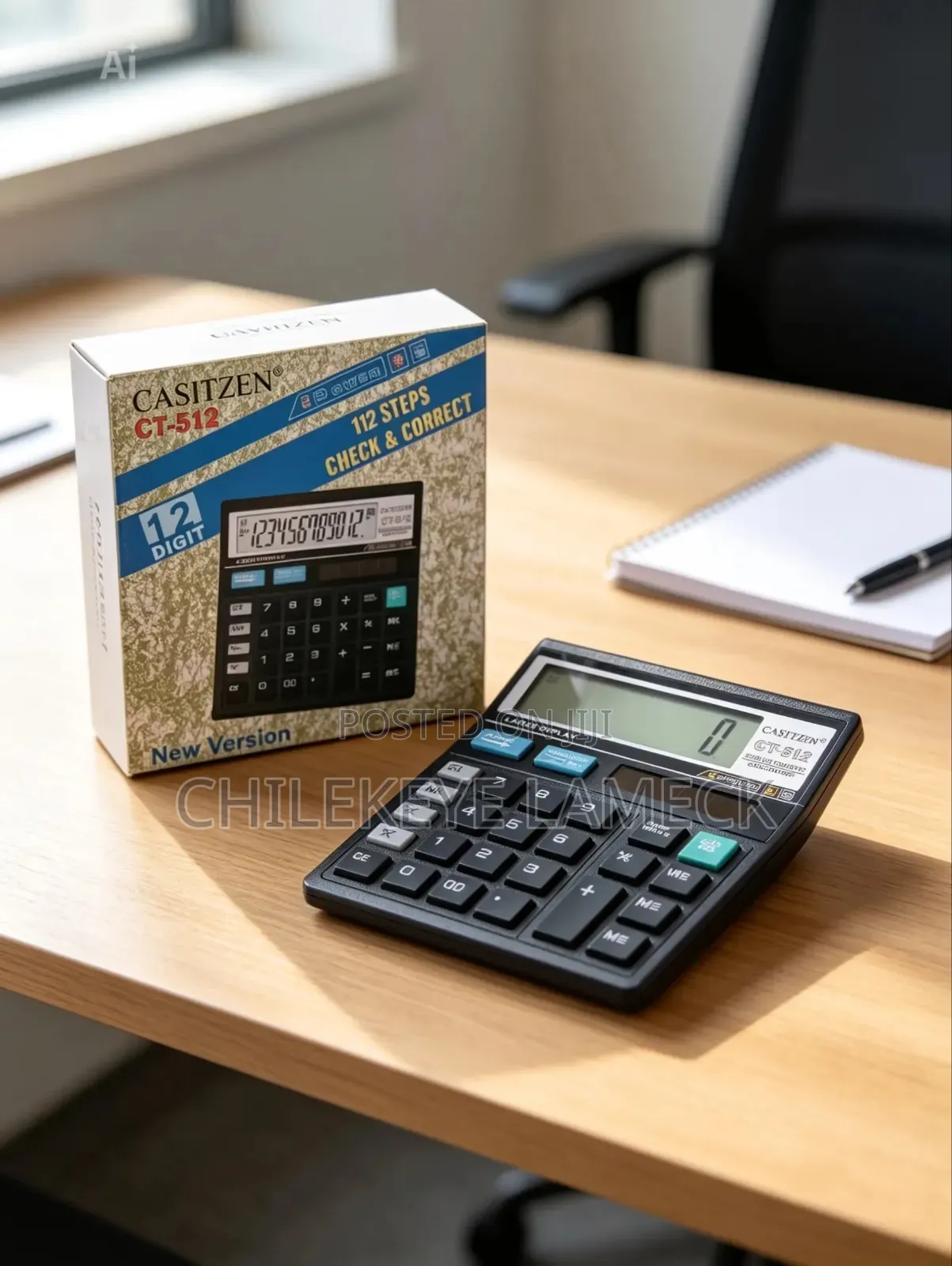 Calculator Casitzen CT-512 - 12 Digit - New Version -