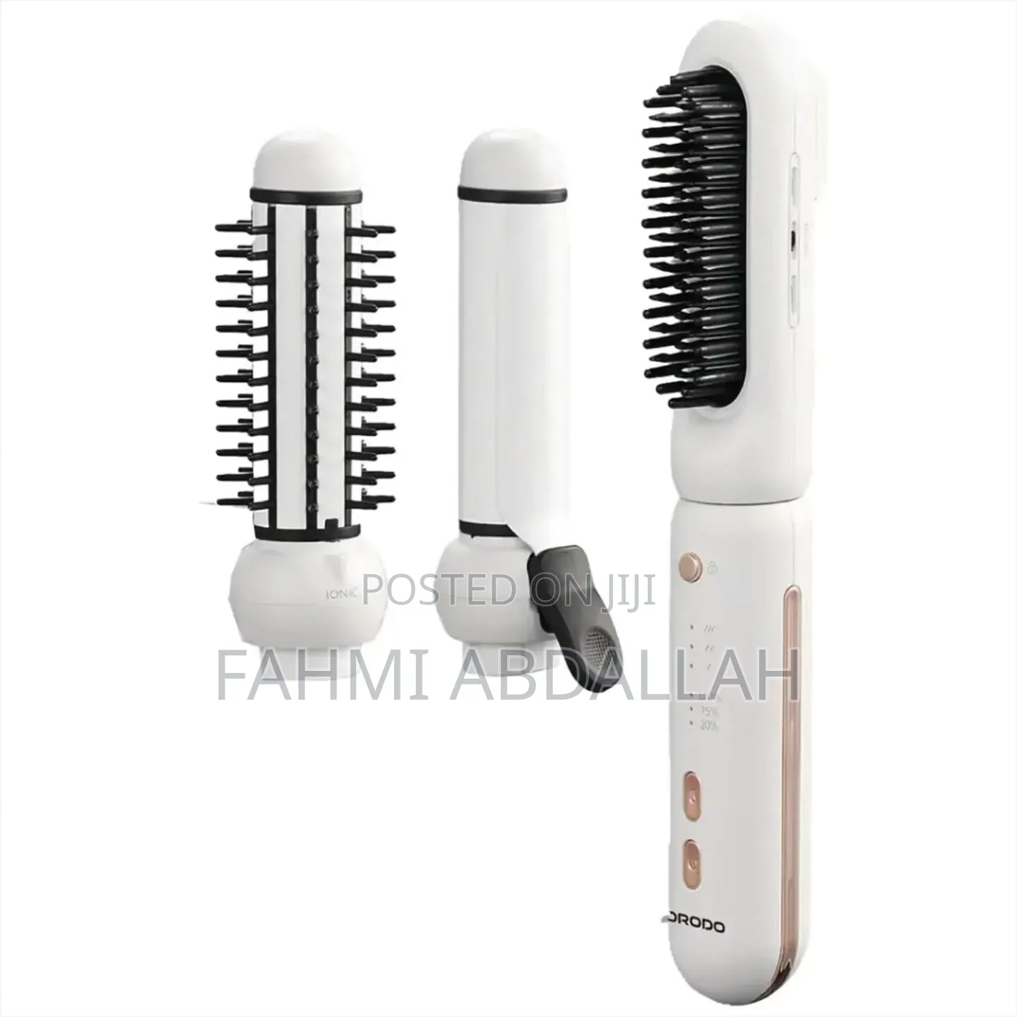 Porodo 3 in 1 Cordless Hair Styling Kit - Portable / Straightener