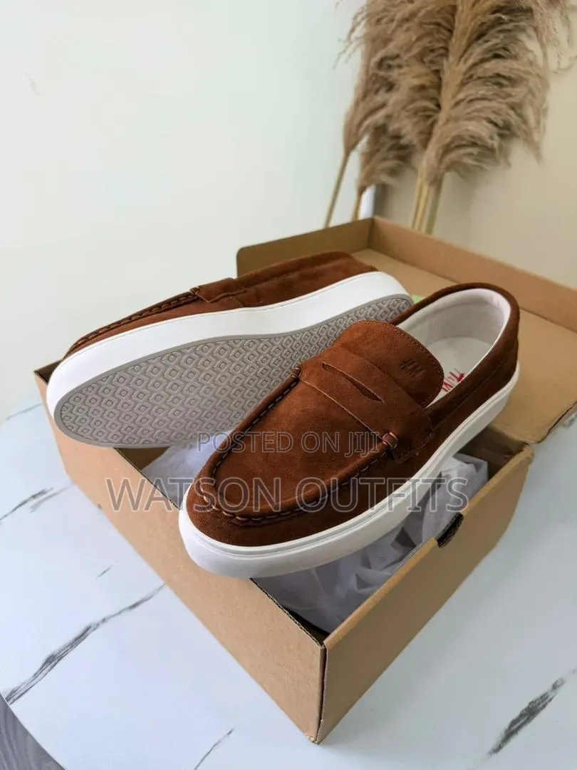 3 Colours H.M Brand Men's Leather Shoes Casual and Smart Footwears