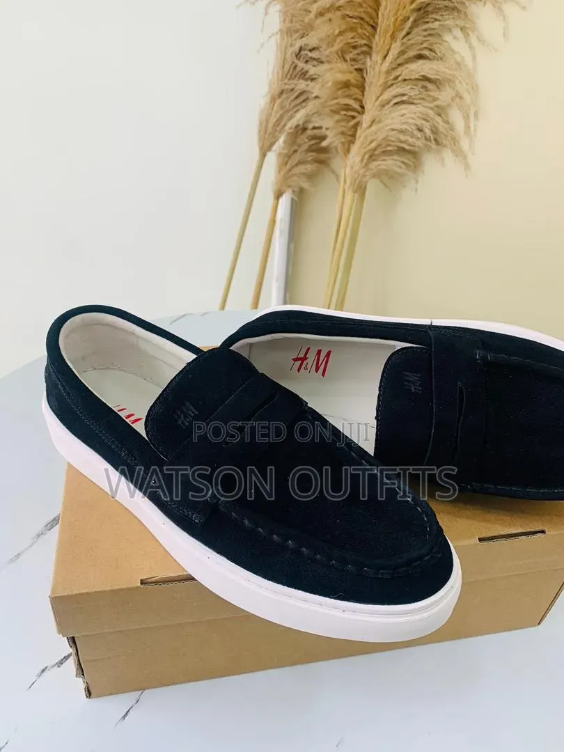 3 Colours H.M Brand Men's Leather Shoes Casual and Smart Footwears