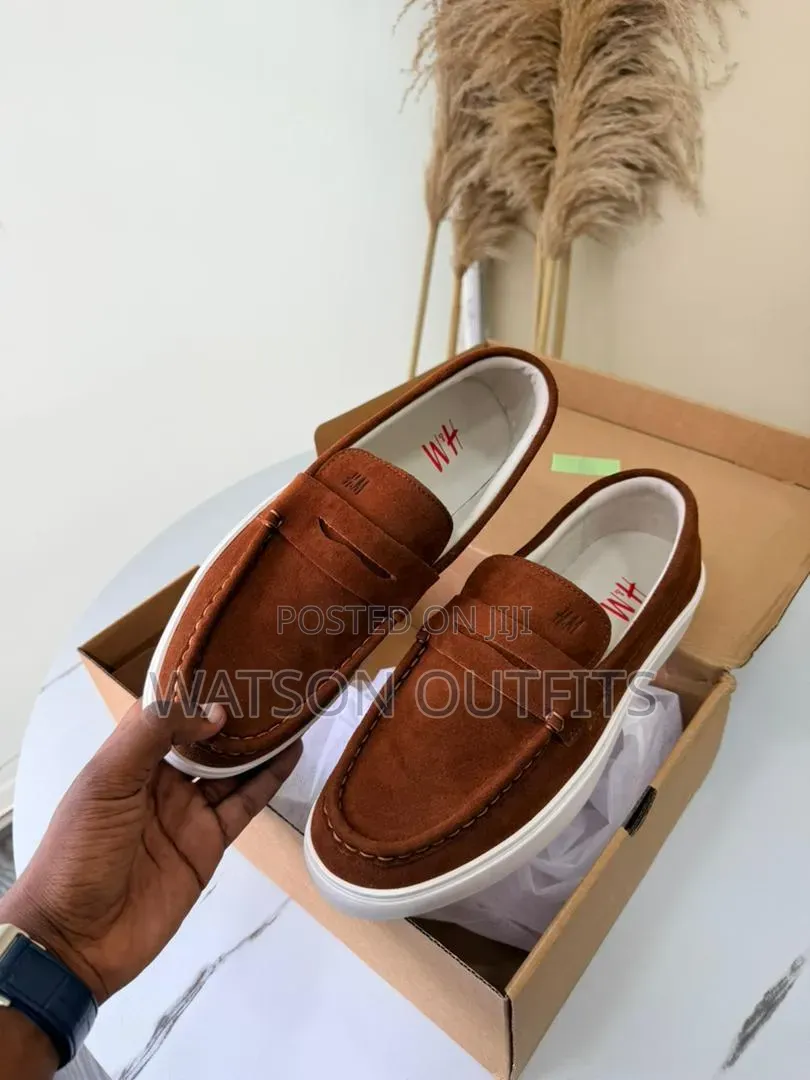 3 Colours H.M Brand Men's Leather Shoes Casual and Smart Footwears