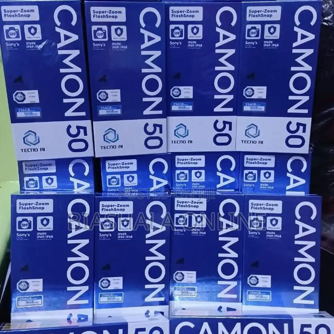 New Tecno Camon 50 256 GB Blue