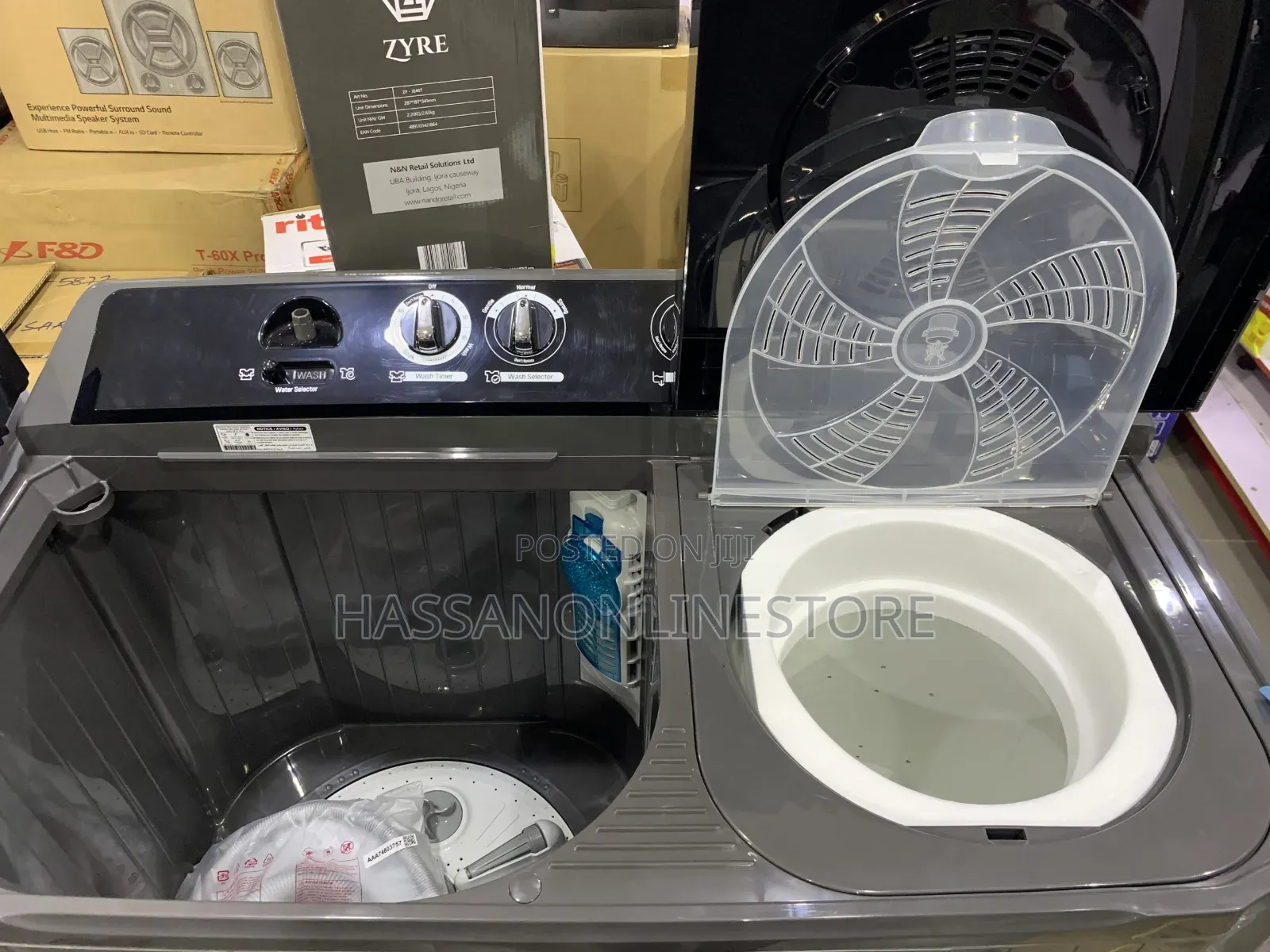 LG 18Kg Roller Jet Twin Tub Washing Machine