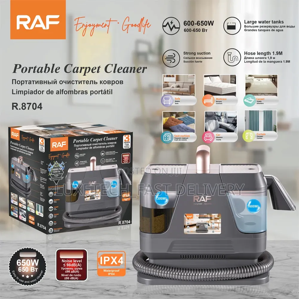 RAF R.8704 Portable Carpet/Sofa Cleaner (Spot Cleaner) – Wet and Dry
