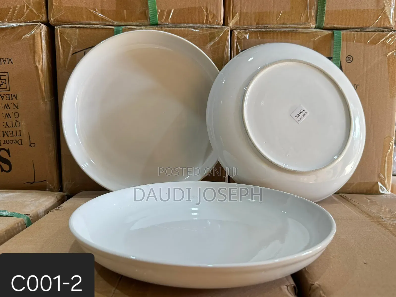 Sahani Nyeupe Dozen 12pc
