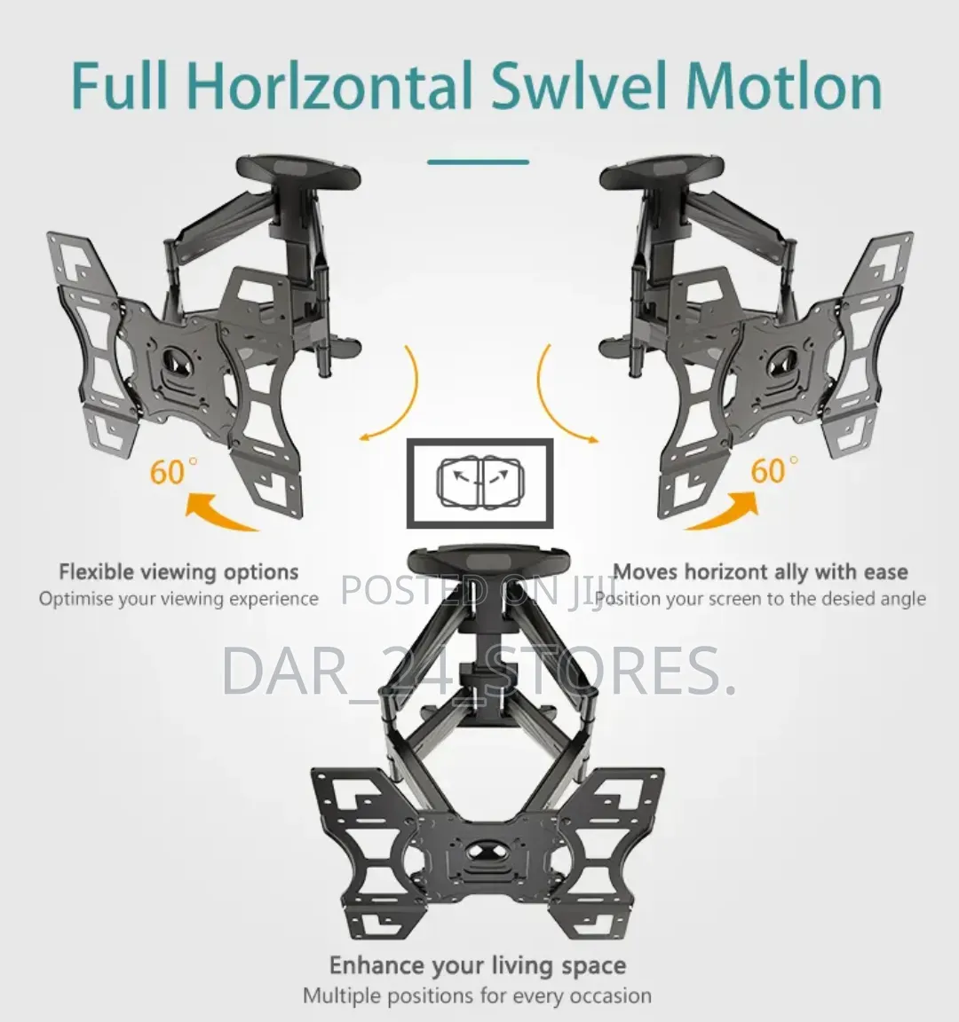 Full Motion Wall Mount Stand 3600(32-85 Inches)