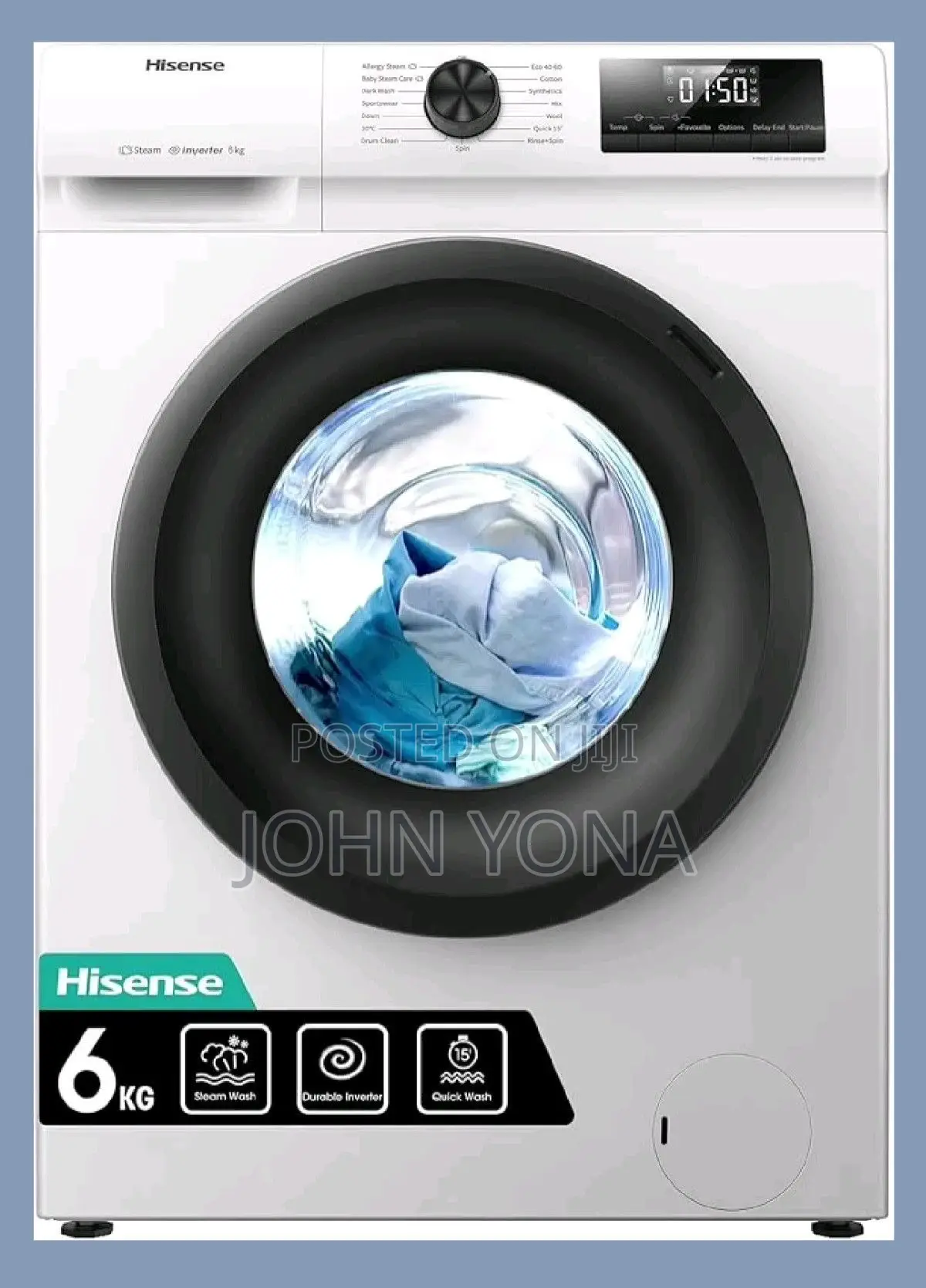 Hisense 6kg Front Load Washing Machine