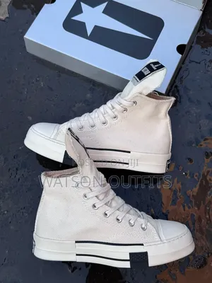 3 Colours All Star Brand Men's Leather Shoes High Cutting Nice-Looking