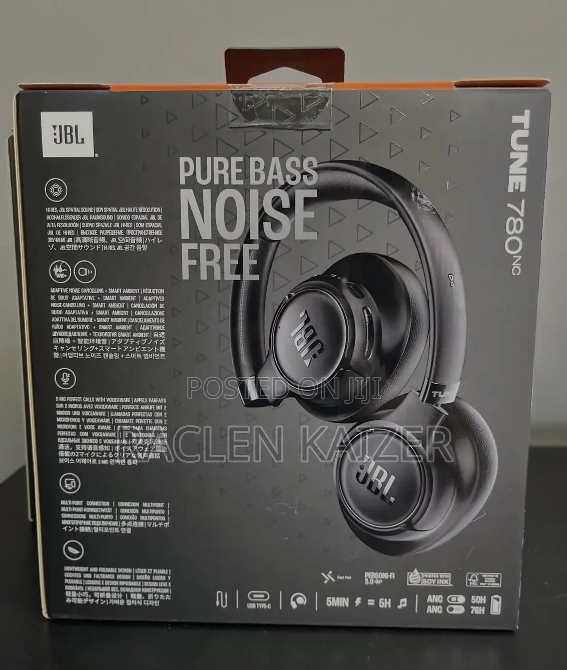 JBL Headset Tune 780 NC