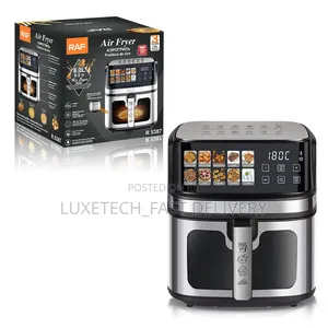RAF R.5387 8L Digital Air Fryer – Touch Screen Oil Free Hot Air Fryer