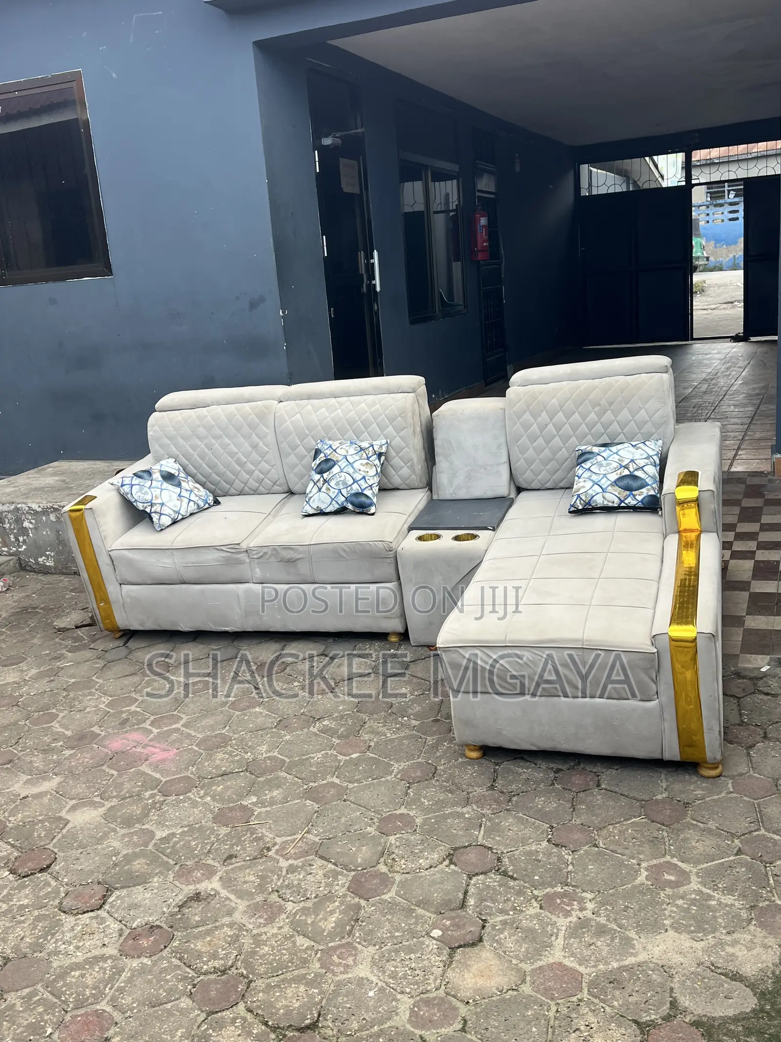 White L Shape Sofa