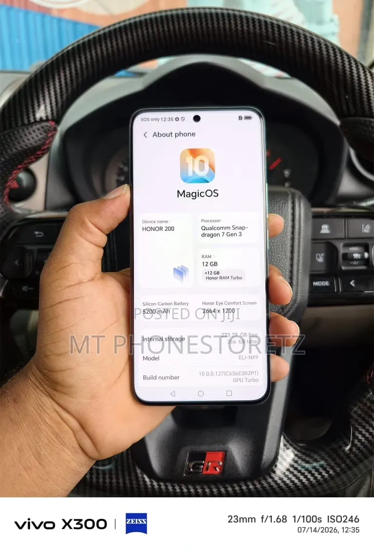 Honor 200 256 GB Black
