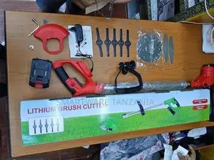 Brush Grass Cutter With Rechargeable Battery, 30cm Cutting Blade