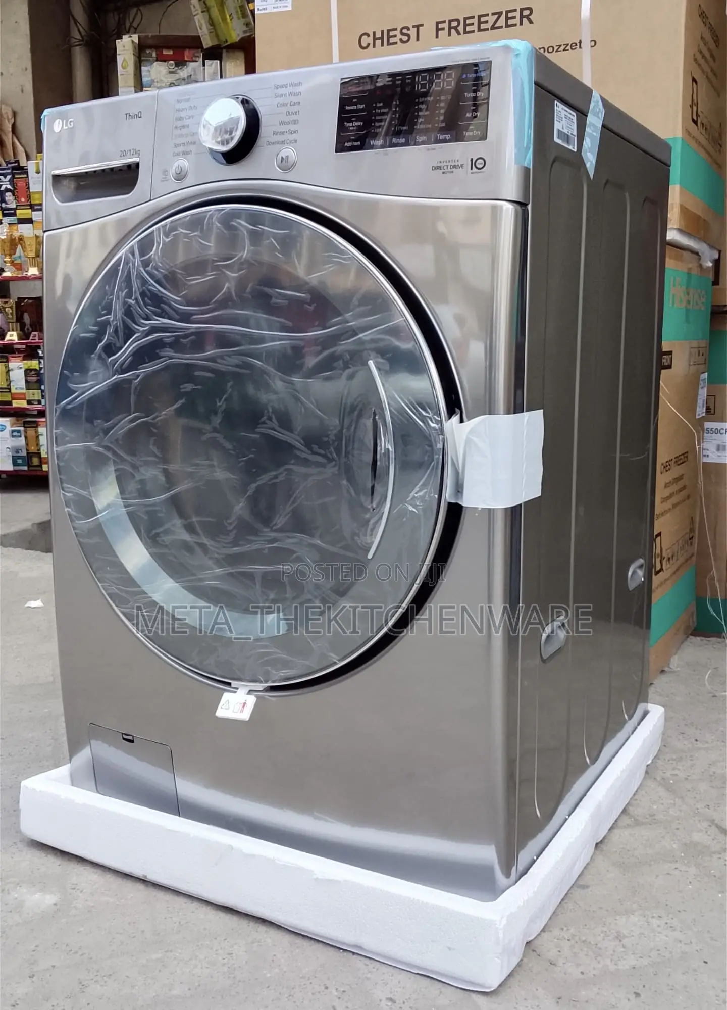 LG Automatic Washing Machine Front Load 20kg/12kg (Wash and Dry)