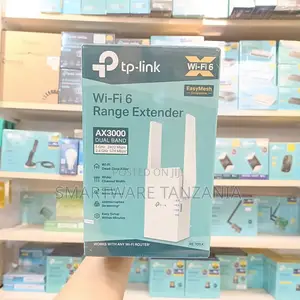 TP-Link AX3000 Wi-Fi 6 Range Extender Dual Band 5GHz 2402Mbps, 574Mbps