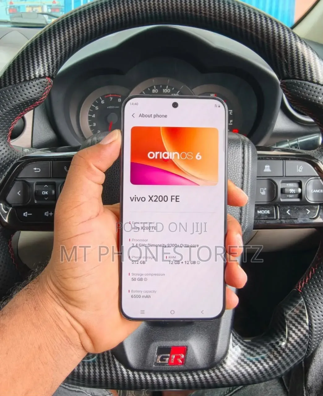 New Vivo X200 FE 512 GB Black