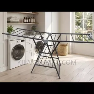 *METAL CLOTH RACK - Grey Color