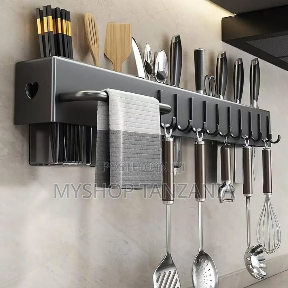 Kitchen Wall Mounted Utensil Rack
