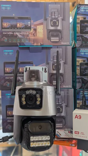 Double Lens Wireless CCTV Camera