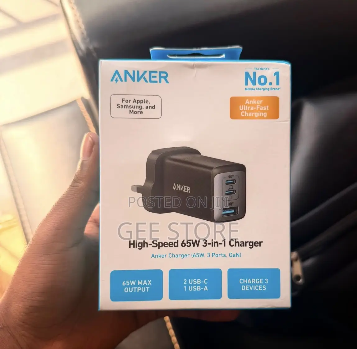 Anker 65W Adapter (2C+1A)