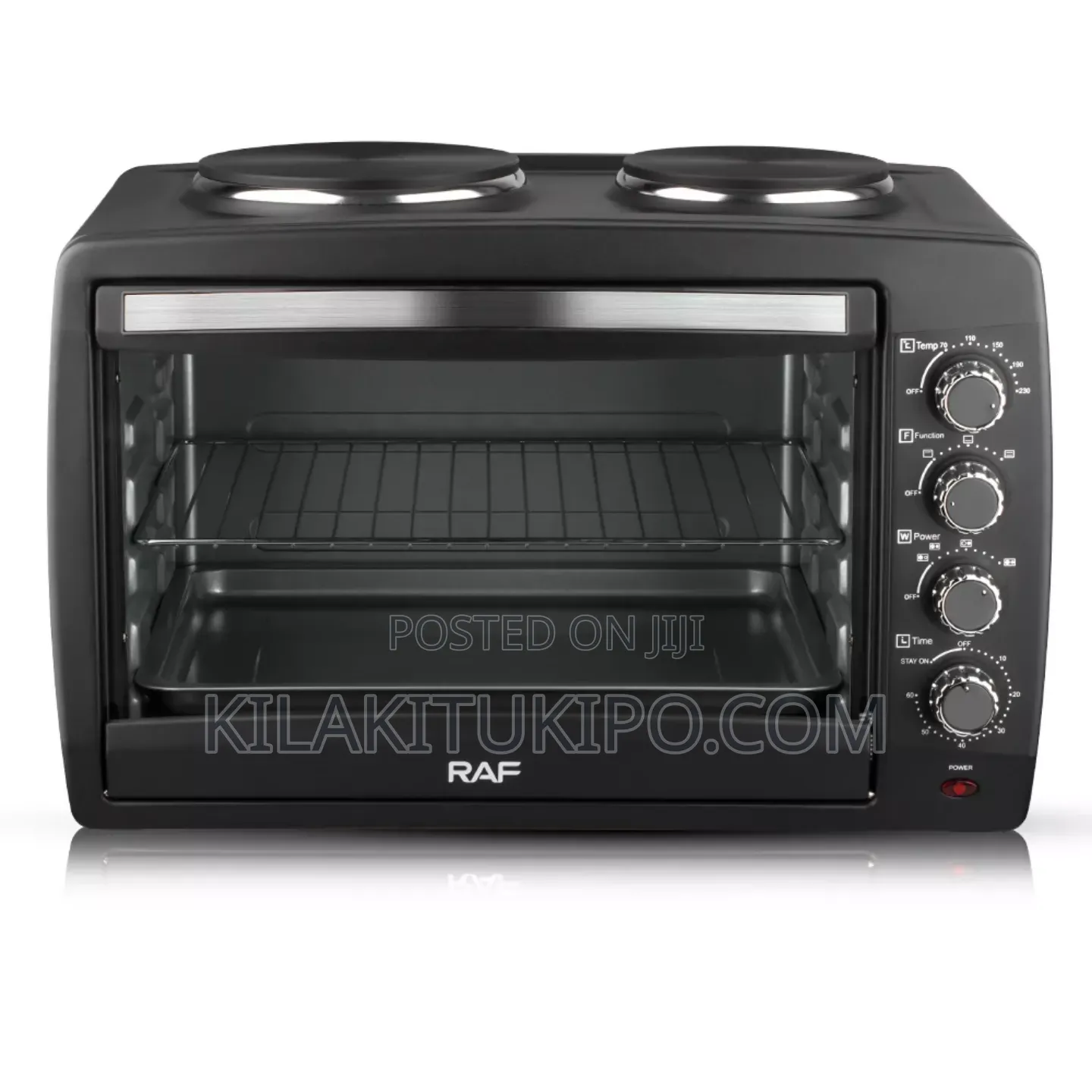 45l Raf Electric Oven With Hot Plates 1800w+1000w+600w