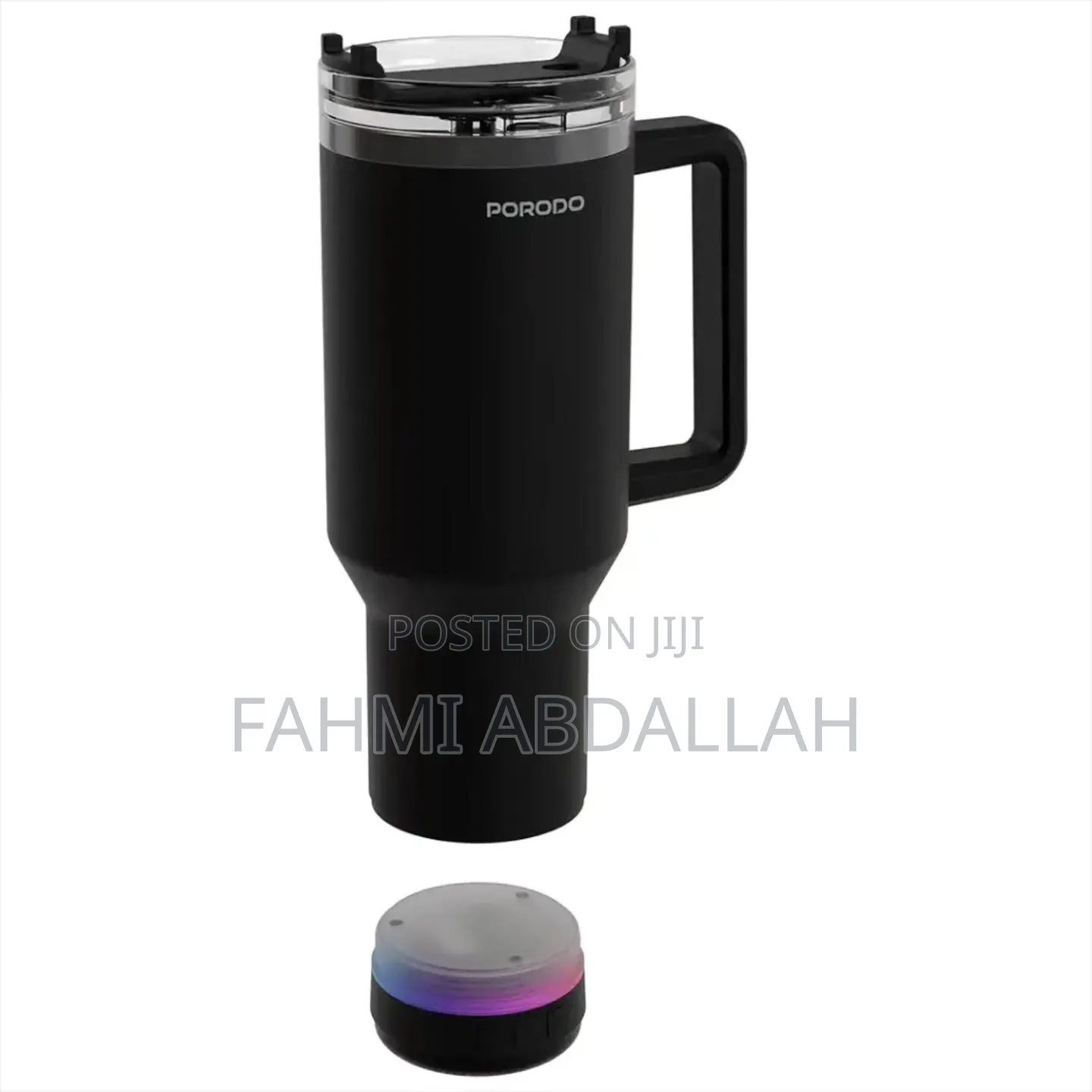 Brand New PORODO HYDROTUNE - Travel Mug + Bluetooth Speaker